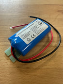 LBP2-SS-7.4V-2600MAH-2W 7.4V 2.6Ah 18650 LiFePO4 2 Wire Battery - Base Plate - LED Spares
