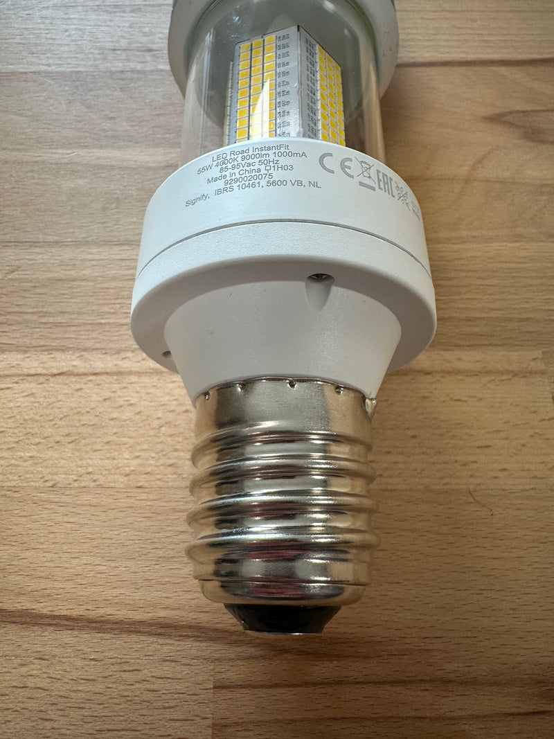 Philips TrueForce LED E40 Road SON Clear 55W 9000lm 360D - 740 Cool White - Replaces 100W - LED Spares