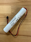 BST3-SC-2Ah-NICD-C009F 3.6V 2AH Sub C Battery Stick c/w Leads and C009F Connector - 3/1SC2-B-C009F - LED Spares