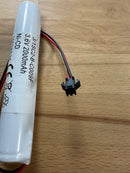 BST3-SC-2Ah-NICD-C009F 3.6V 2AH Sub C Battery Stick c/w Leads and C009F Connector - 3/1SC2-B-C009F - LED Spares