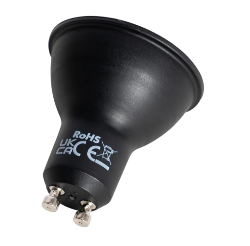 GU10 Dimmable LED Bulb Black 6W 500LM 2700K
