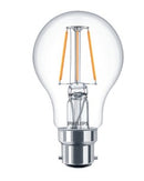 Philips 4W = 40W BC Classic 2700K Filament Clear GLS Light Bulb - 76868600 - LED Spares