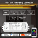 GIDEALED WT5 Smart Wireless 5 in 1 WiFi LED Controller, APP/Voice Control - LED Spares