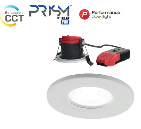 Ansell PRISM PRO APRIP/1/MP1 CCT Dual Wattage Fie Rated Downlights IP65 Pack of 10 - LED Spares