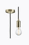 Knighsbridge 1.8m E27 Contempory Pendant Set - Antique Brass - LED Spares