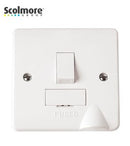 CLICK CMA051 Mode 13A Switches Fused Connection Unit With Optional Flex Outlet White - LED Spares