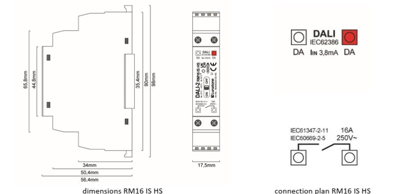 Lunatone DALI-2 RM16 I HS & IS HS - LED Spares