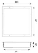 Ansell ADELED Defender CCT Multi Wattage IP65 Panel - Dimming & Emergency Options - LED Spares