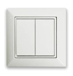 EnOcean Easyfit Self-Powered Single / Double Rocker Wall Switch E8221-A280   - Casambi - LED Spares