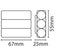 Eterna EB18 Li-Ion 3.2V 4500mAh Side-by-Side Battery - LED Spares