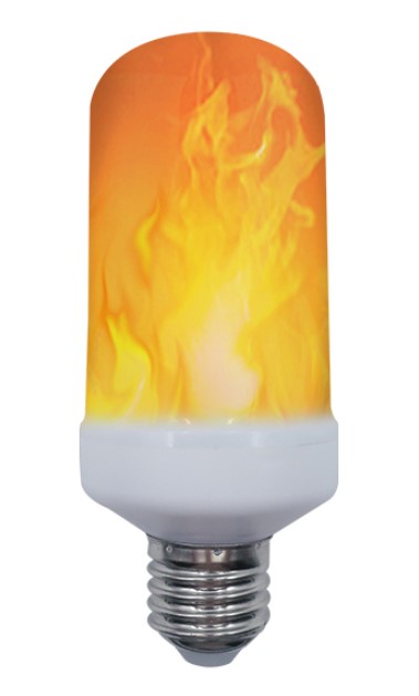 5W ES/E27 Flame Gravity Effect LED 240V 80 lumen 1600K - Very Warm White - LED Spares