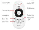 LIGHTEU Mi-Light Remote Control Kit - Pack of 4 FUT036 Single Colour Dimmer Controllers + 1 FUT007 Remote - LED Spares