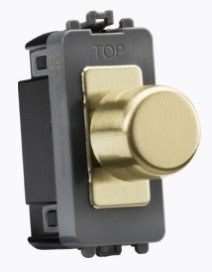 Knightsbridge GDM150IBB 2-way 10-150W (5-150W LED) Intelligent Dimmer - Brushed Brass - LED Spares