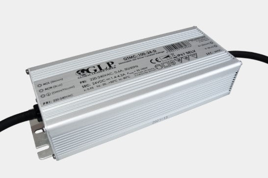 GLP GTMC-100-24-D 100W 4.2A 24V IP67 Triac Dimmable LED Power Supply - LED Spares