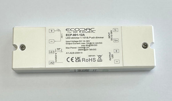 Ecopac LED 1-10V Dimming Interface ECP-801-12A - LED Spares