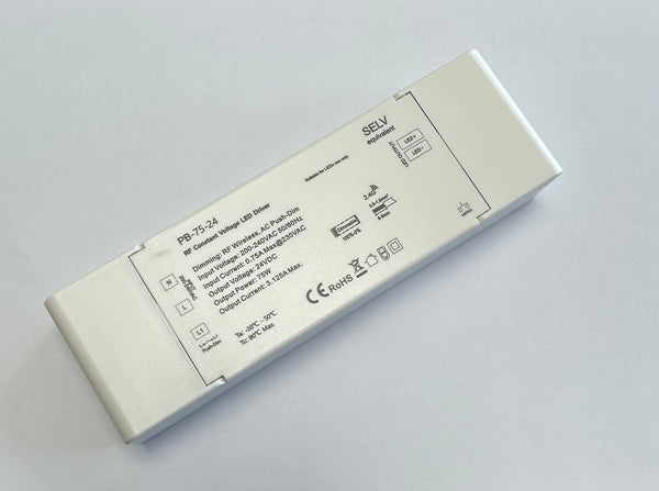 PB-75-24 75W 24V LED Dimmable Driver - Wireless Control RF 2.4G - LED Spares