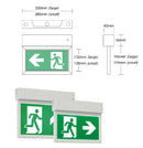 LEDSMXL LED Emergency Exit Sign - Wall, Ceiling or Wire Suspended Options - LED Spares