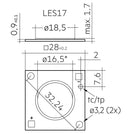 Tridonic 28004588 SLE 17mm 5000lm 830 R ADV8 - LED Spares