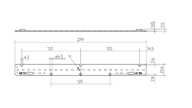 Tridonic 89603212 LLE 24x280mm 1250lm 830 HV ADV5 - LED Spares