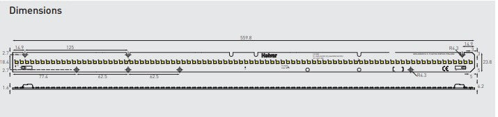 Helvar LX-562-850-045A 560mm 5000K Linear LED Module -LED Spares