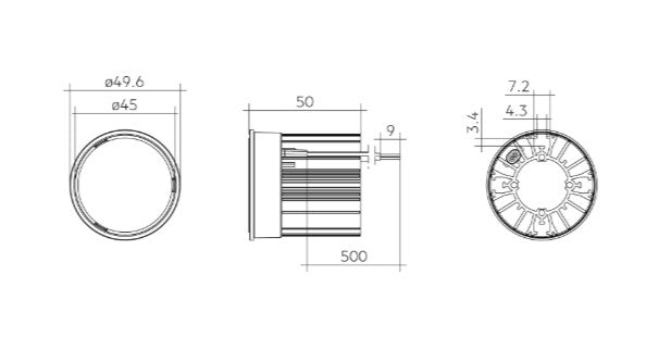 Tridonic 28005134 SLA DC 50mm 1500lm 940 36D SNC3 Spotlight Module