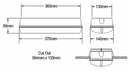 Liteplan OLP/1/DA/NM Non-Maintained DALI, IP65 Bulkhead - LED Spares