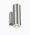 Knightsbridge 230V IP54 GU10 Up and Down Wall Light with Photocell Sensor - Brushed Chrome - LED Spares