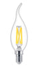 Philips Master Glass 3.4-40W Dimtone LED Bent Tipped Candle E14 Very Warm White - 929003013082 - LED Spares