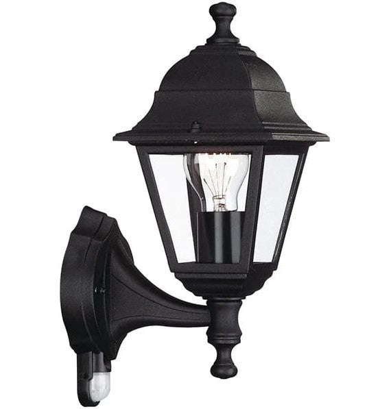 Philips Massive LIMA Wall Lantern with PIR Black - ES (E27) - 714220130