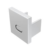 Plaster-In Narrow Recessed LED Aluminium Profile c/w Diffuser and 2 Endcaps - LED Spares