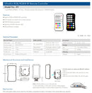 LED 5-24V DC SPI Controller & Remote Set For RGB Pixel Strip - SC+R9 - LED Spares