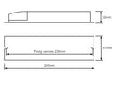 One-Lux LED Versatile Remote RBV80 10-80V 1.6Ah LiFePO4 2W - LED Spares