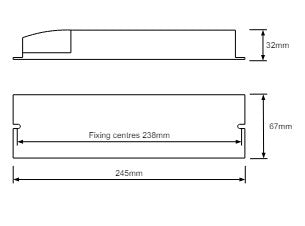 One-Lux LED Versatile Remote RBV80 10-80V 1.6Ah LiFePO4 2W - LED Spares