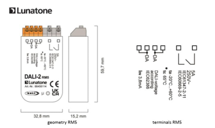 Lunatone DALI-2 RM5 - 86456114