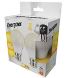 Energizer 8.8W = 60W LED 806LM Opal BC (B22) Warm White 3000K Light Bulb - LED Spares