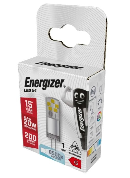 Energizer G4 LED 200lm 2.4W 6500K (Daylight) - S18747 - LED Spares