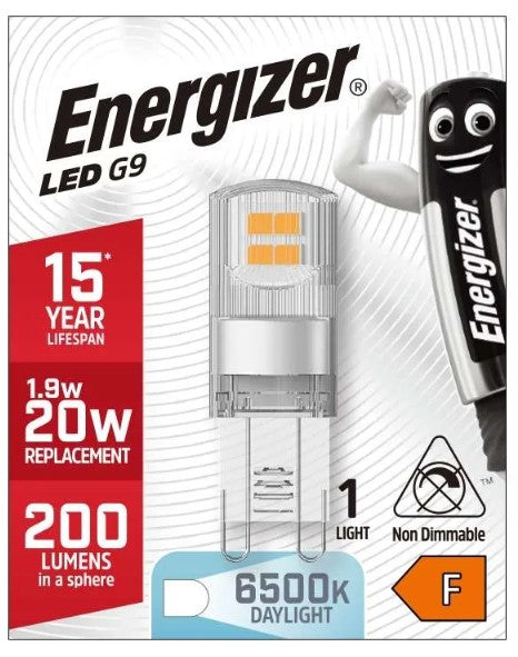 Energizer G9 LED 200lm 1.9W 6500K (Daylight) - S18749 - LED Spares