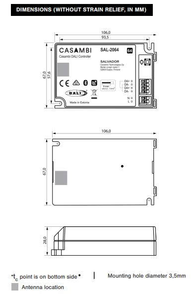 Casambi Salvador Series 2000 - LED Spares