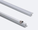 Slim Line Recessed Aluminium Profile With Continous Cover 8mm Width 9mm High - LED Spares