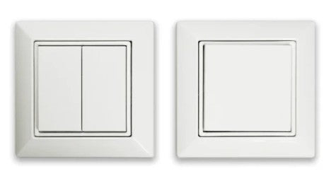 EnOcean Easyfit Self-Powered Single / Double Rocker Wall Switch E8221-A270 & A280 - Casambi - LED Spares