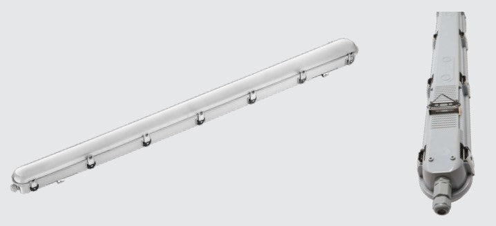 4FT &amp; 5FT Non Corrosive Vesper-3 LED Fittings - Multi Output - Dimming &amp; Emergency Options - LED Spares