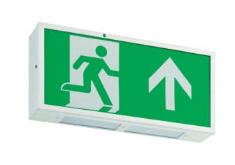 Emergency LED exit sign luminaire LEDSWEXLED/230-110-A 230V Mains - 110V Central Battery - LED Spares