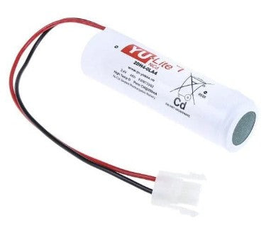 Yuasa 2DH4-0LA4 2 Cell 2.4V 4Ah Battery Stick With Leads & AMP Connector - LED Spares