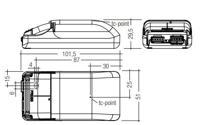 Tridonic 23000008 LCI 20W 350mA TEC SR - LED Spares