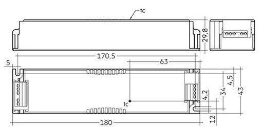 Tridonic 28001663 LCA 60W 24V one4all SC PRE - LED Spares