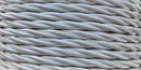 Twisted 3 Core 0.75mm Braided Fabric Lighting Cable-Flex-Cord-Vintage