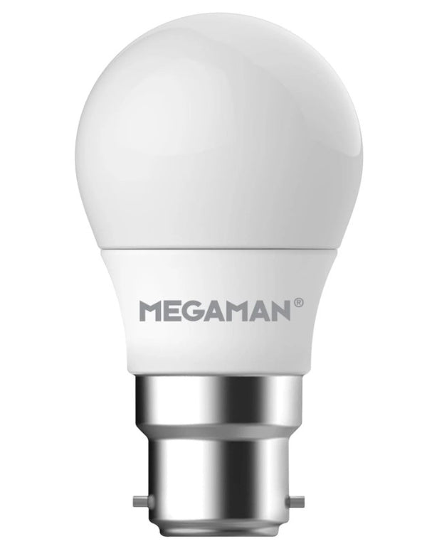 Megaman 5.5W Dimmable Golf Ball B22 2700K Warm White - 711109 - LED Spares