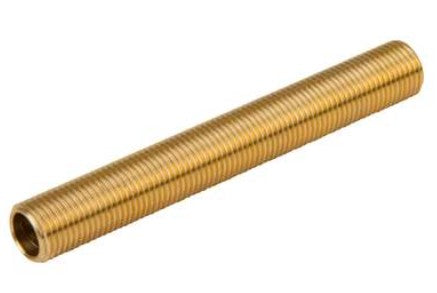 S Lilley M10 x 75mm Long Brass All Thread Nipples - 7134 - LED Spares