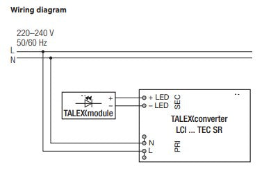 Tridonic 87500248 LCI 42W 1050mA TEC SR - LED Spares