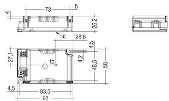 Tridonic 87500566 LC 20W 500mA fixC C SNC